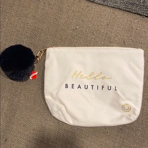 Monat cosmetic pouch with keyfob